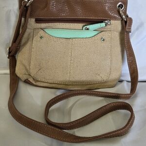 Style & Co. Brown and Tan Crossbody Bag